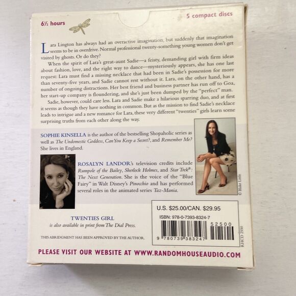 Twenties Girl CD Audio By Kinsella Sophie Complete - Picture 2 of 5
